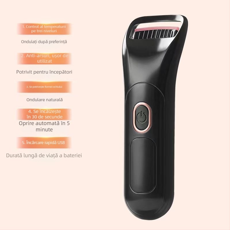 Ondulator electric pentru gene, încălzitor, reîncărcabil