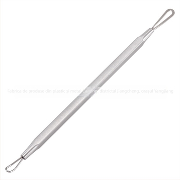 Set de 7 instrumente pentru extracția coșurilor, extractor dublu, clemă pentru cuticule, unelte de înfrumusețare și manichiură
