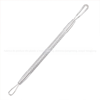 Set de 7 instrumente pentru extracția coșurilor, extractor dublu, clemă pentru cuticule, unelte de înfrumusețare și manichiură