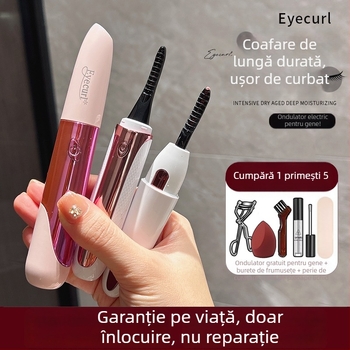 Ondulator electric pentru gene, reîncărcabil, pentru uz casnic, curling și definire a genelor