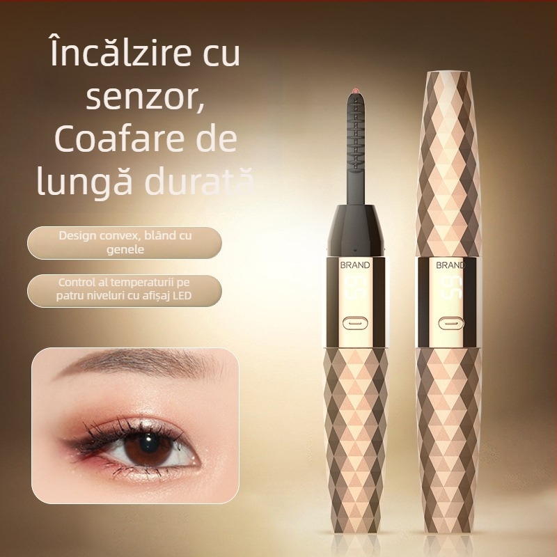Ondulator electric pentru gene, reîncărcabil, pentru uz casnic, curling și definire a genelor