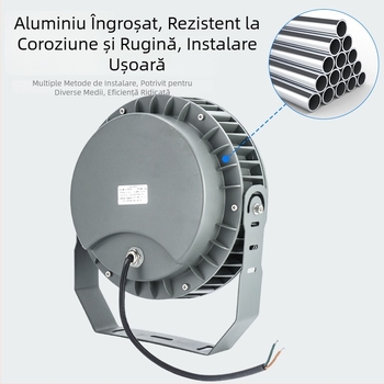 Proiector LED exterior pentru copaci și iluminare peisaj, IP66, carcasă din aluminiu