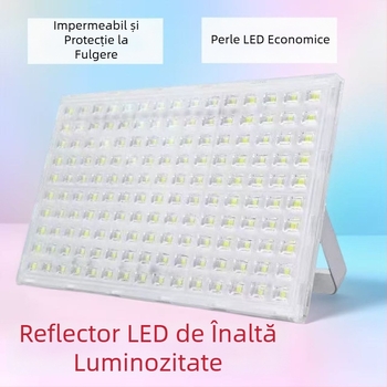 LED reflector 50W în stil Ant-Style, iluminare puternică 8000 lm, IP67, unghi de fascicul 180°, exterior și interior