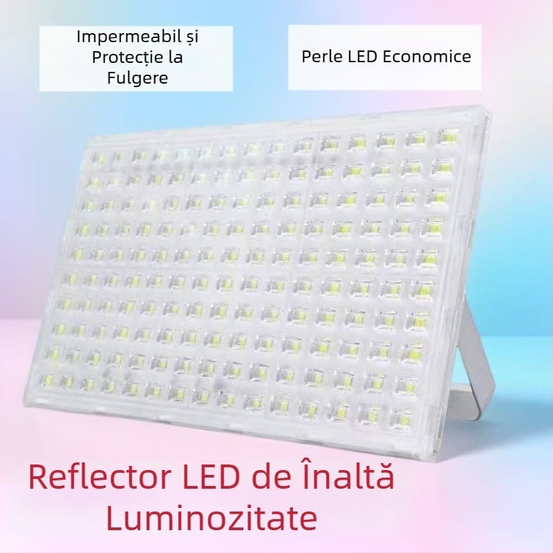 LED reflector 50W în stil Ant-Style, iluminare puternică 8000 lm, IP67, unghi de fascicul 180°, exterior și interior