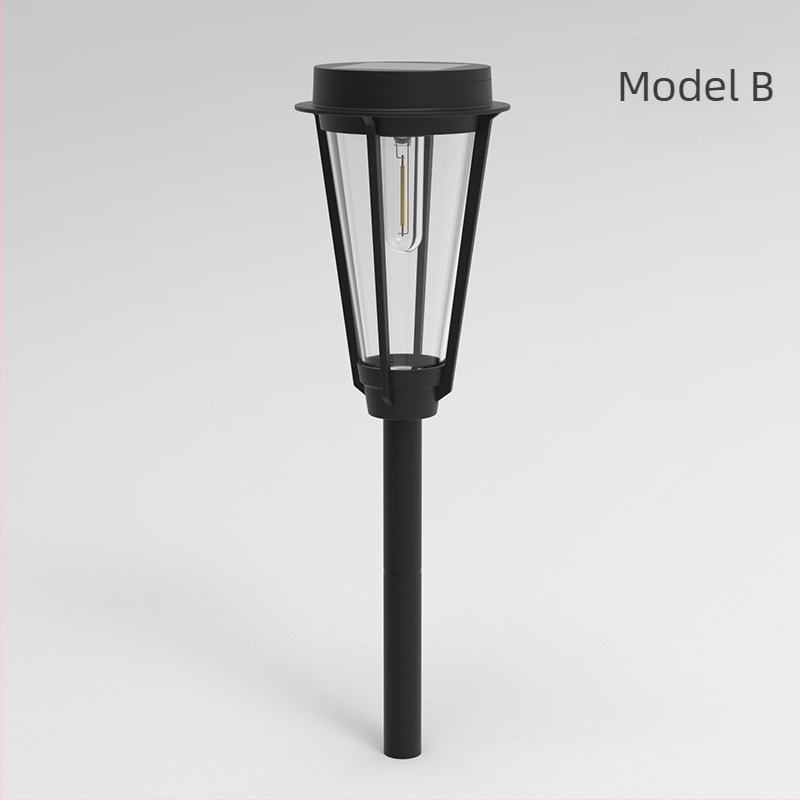 Lumină solară pentru grădină și gazon, IP65 impermeabilă, cu control al iluminării, lampă de exterior pentru montaj în pământ