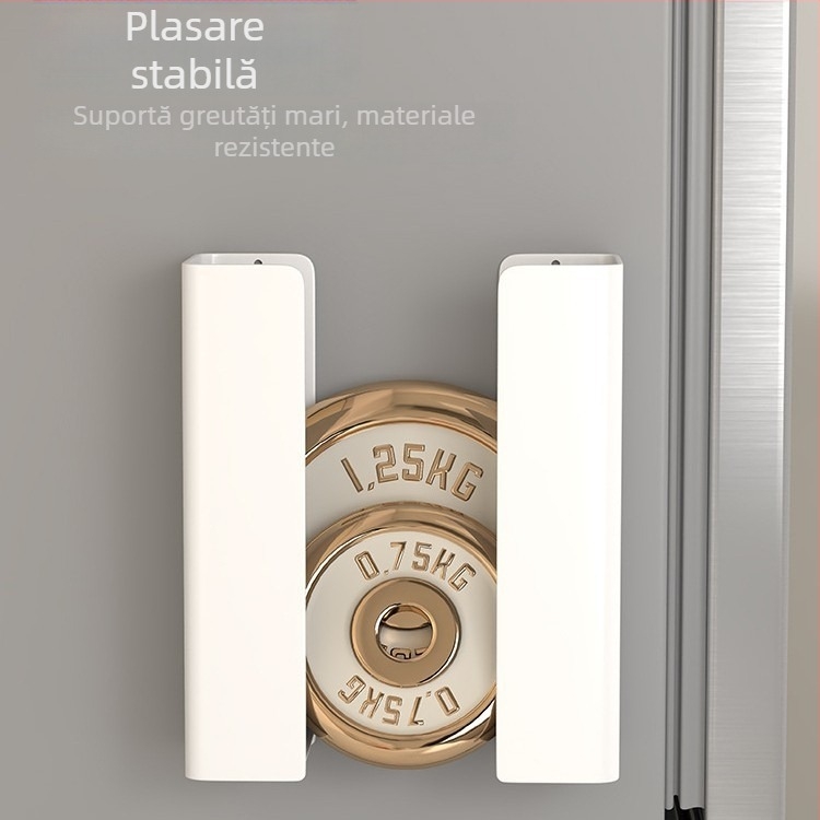 Cutie magnetică pentru șervete de hârtie, pe partea laterală a frigiderului, suport pentru hârtie de bucătărie și șervețele ude, montaj fără găuri