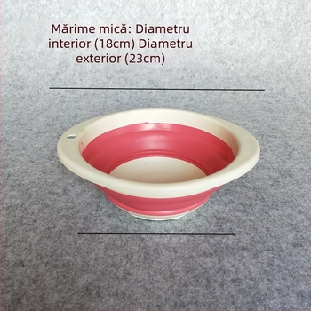 Găleată pliabilă pentru pescuit și bazin pliabil pentru echipament de pescuit în aer liber și momeli