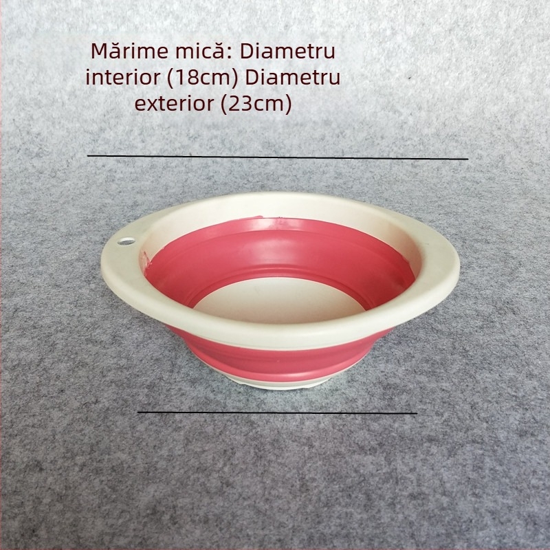 Găleată pliabilă pentru pescuit și bazin pliabil pentru echipament de pescuit în aer liber și momeli