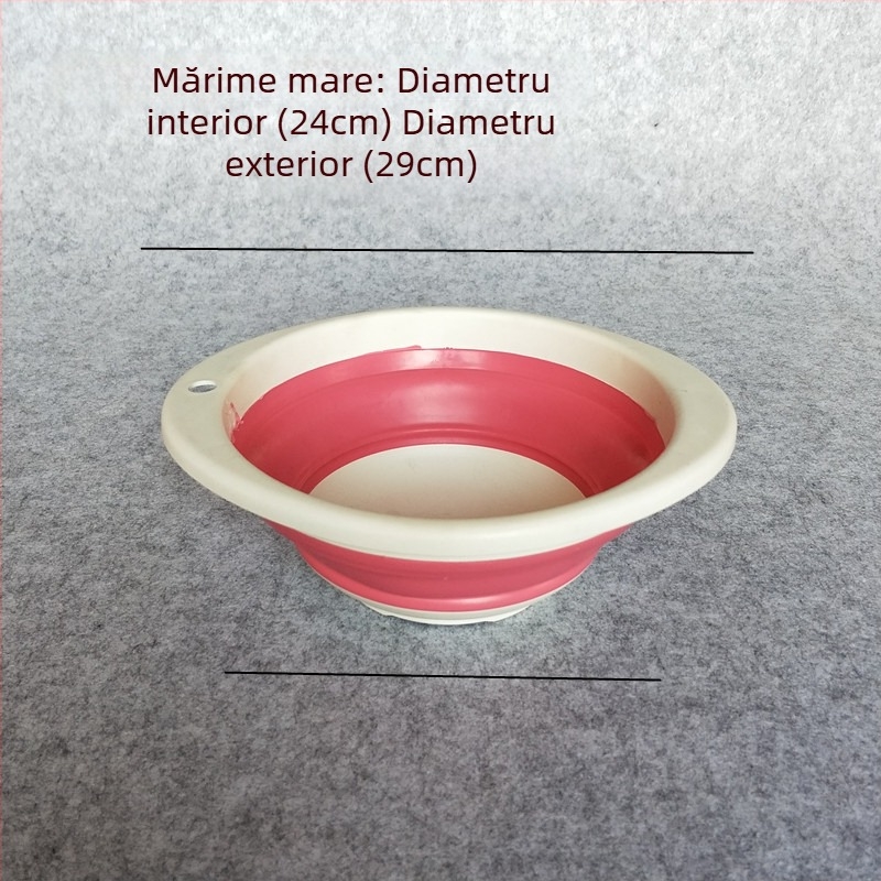 Găleată pliabilă pentru pescuit și bazin pliabil pentru echipament de pescuit în aer liber și momeli