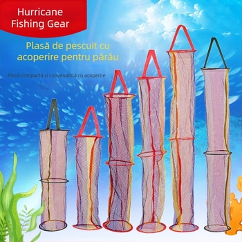 Protector colorat pentru pești, de mărime palmă, plasă pliabilă și portabilă, mini plasă de pescuit