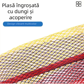 Protector colorat pentru pești, de mărime palmă, plasă pliabilă și portabilă, mini plasă de pescuit
