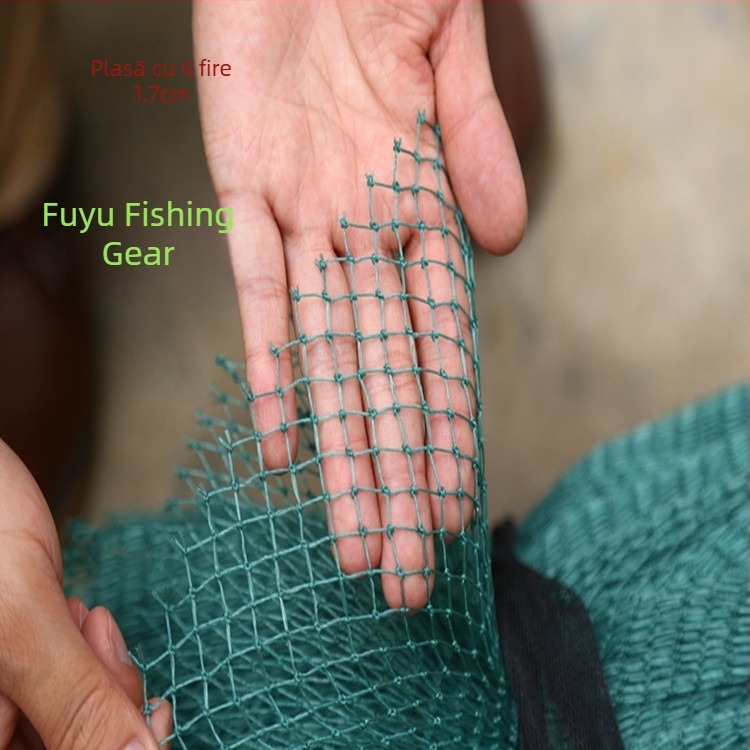 Sac plasă țesut pentru creveți, plasă din nylon pentru pescuit, echipament portabil pentru pescuit de noapte