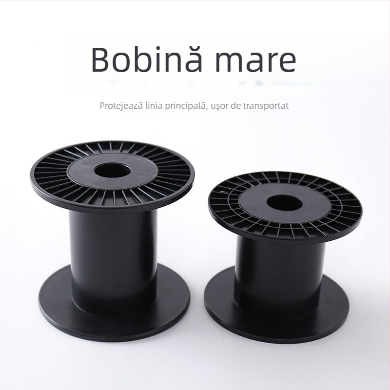 Tambur din plastic pentru linie de pescuit, tambur nylon, capacitate 1000–2000 m