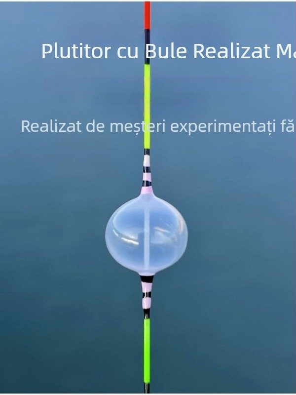 Yihu Plutitor cu bule pentru râuri — Turnat manual, înaltă sensibilitate, design îngroșat pentru apă puțină