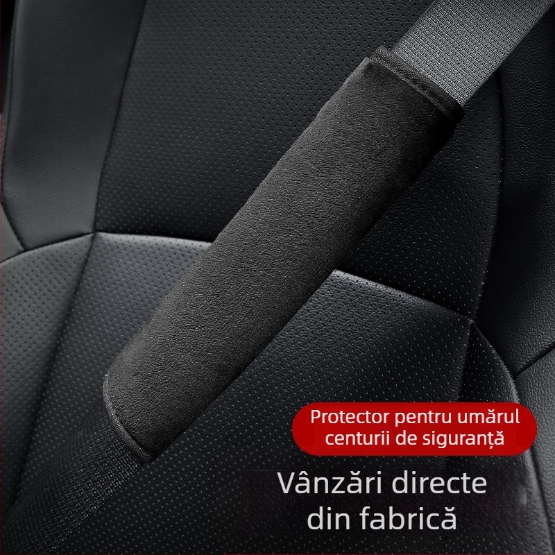 Perne pentru centura de siguranță a mașinii, pluș cu design cartoon, accesorii interioare, pereche