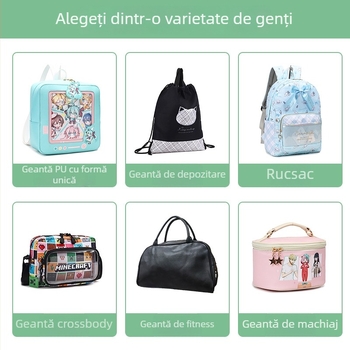 Geantă cosmetică personalizată în stil coreean, cu ursuleț drăguț semi-transparent, capacitate mare, geantă de toaletă din PU
