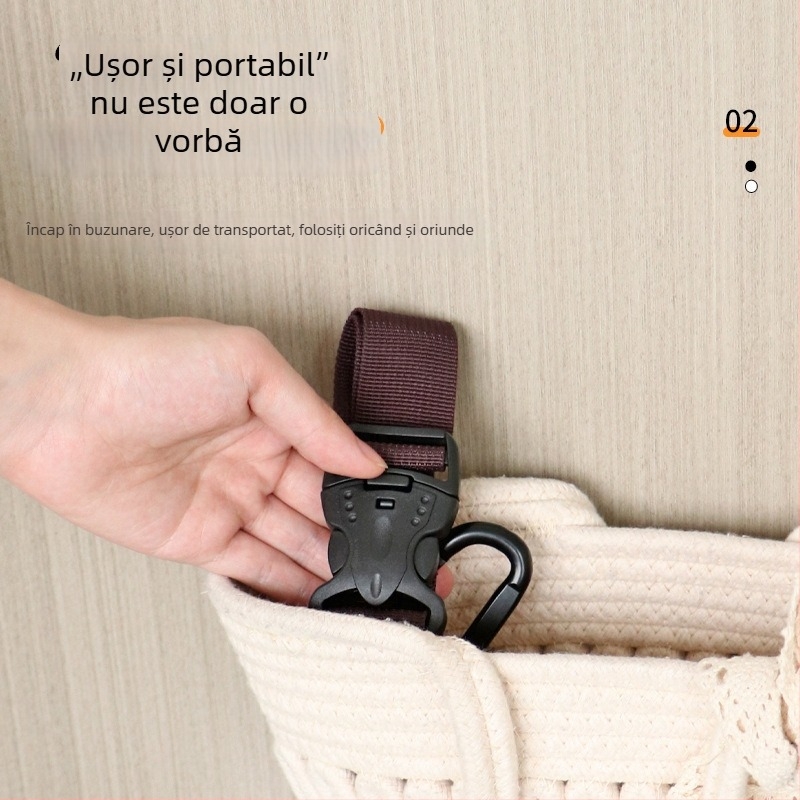 Curea reglabilă de bagaj cu cataramă exterioară și cârlig pentru rucsac, pentru călătorii de afaceri