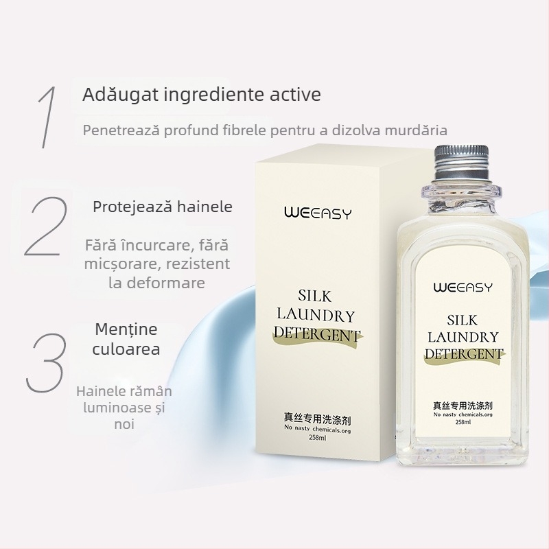 Detergent pentru mătase și lână – îngrijire delicată, spălare manuală