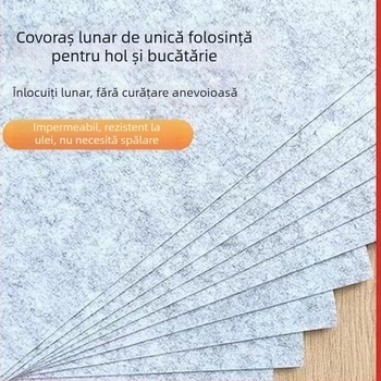 Covoraș de podea de bucătărie, de unică folosință, absoarbe apa și uleiul, anti-alunecare, nu necesită spălare, poate fi conectat pentru o suprafață mai mare, potrivit pentru intrarea în baie.