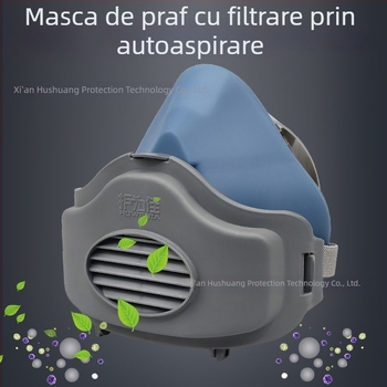 3200 Semi-mască din silicon cu ochelari de protecție împotriva prafului, pentru praf de mină de cărbune și măcinare, utilizare industrială