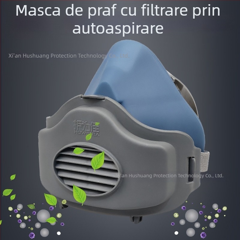 3200 Semi-mască din silicon cu ochelari de protecție împotriva prafului, pentru praf de mină de cărbune și măcinare, utilizare industrială