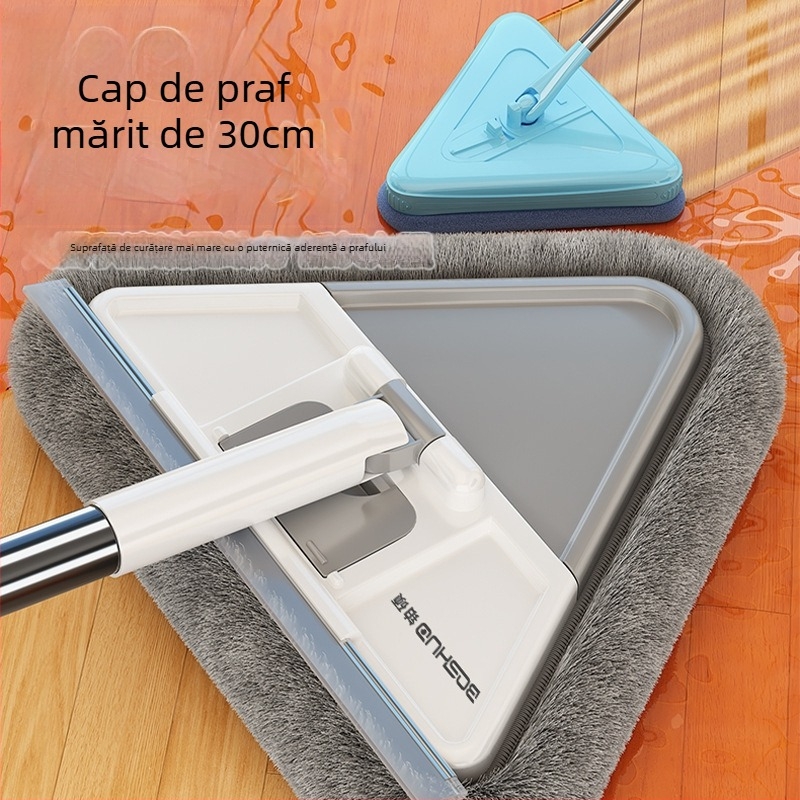 Mop pliabil cu țesătură catifelată pentru îndepărtarea prafului, pentru uz casnic, potrivit pentru curățarea plăcilor, plafoanelor și pereților, precum și spălarea mașinii