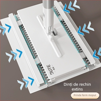 Mop electrostatic multifuncțional pentru praf, utilizare casnică, fără spălare manuală, lavetă din material textil, prosop de față reutilizabil