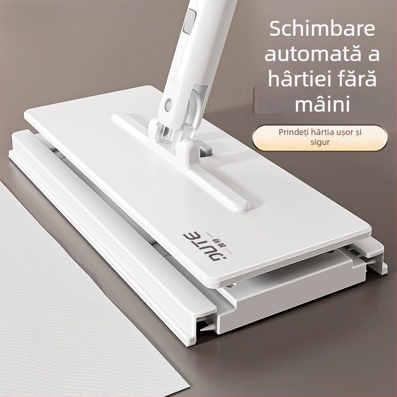 Mop electrostatic multifuncțional pentru praf, utilizare casnică, fără spălare manuală, lavetă din material textil, prosop de față reutilizabil