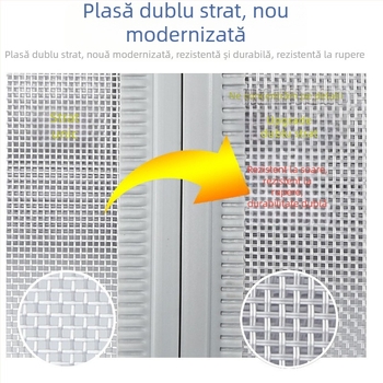 Perdea de ușă anti-țânțari cu bandă magnetică, model nou 2026, pentru uz casnic de înaltă calitate și uz comercial, separator de spațiu