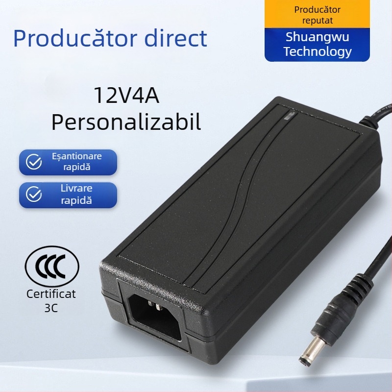 Adaptor de alimentare universal 12V 2A, montat pe perete, pentru benzi LED și echipamente de monitorizare (3C certificat)
