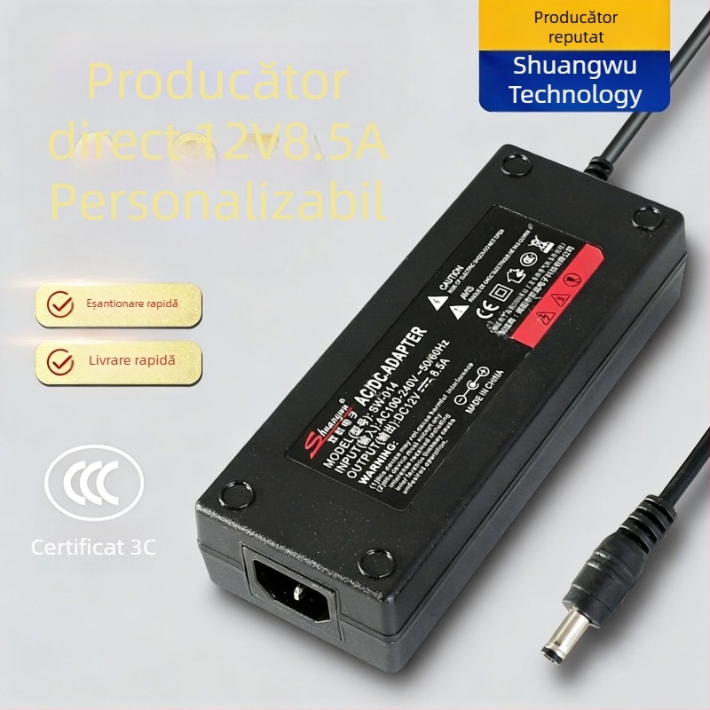 Adaptor de alimentare universal 12V 2A, montat pe perete, pentru benzi LED și echipamente de monitorizare (3C certificat)