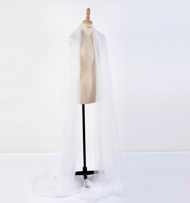 Hanfu șal de dans clasic, voal din plasă, 4 m
