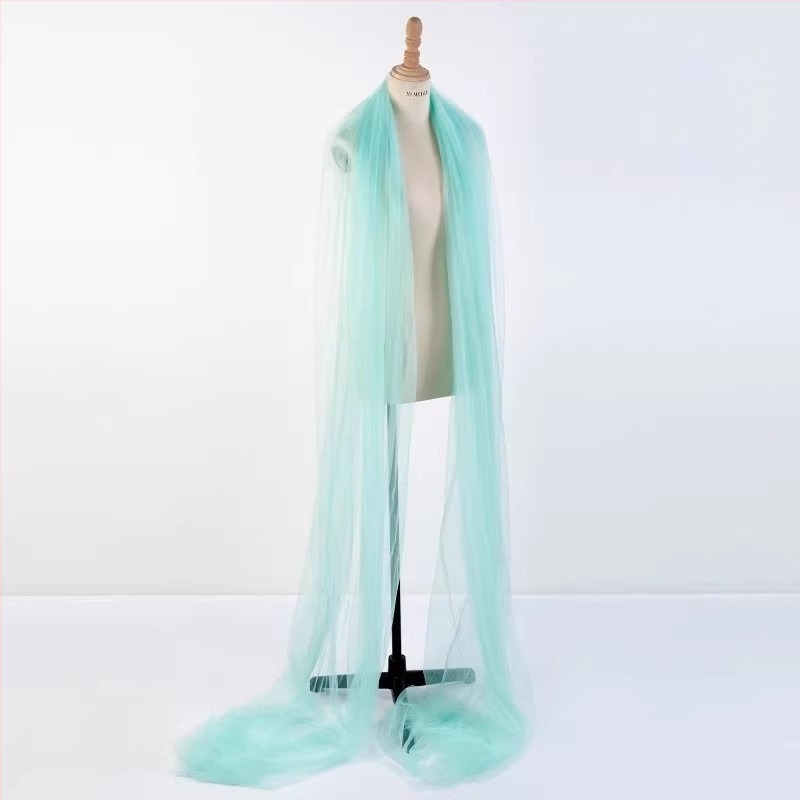 Hanfu șal de dans clasic, voal din plasă, 4 m