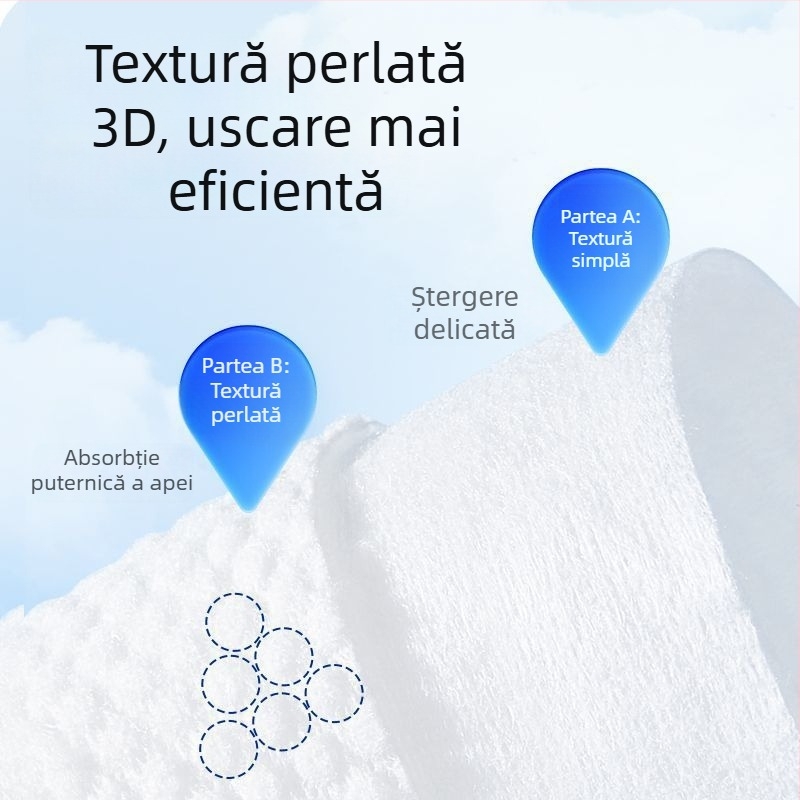 Ankexin Pălărie de uscare a părului cu nasturi, îngroșată, de unică folosință, foarte absorbantă și uscare rapidă, care nu lasă fibre