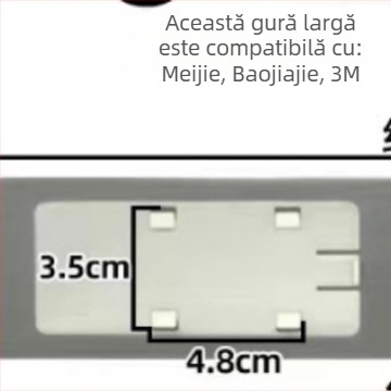 Capă de mop din burete, înlocuibilă, pentru curățarea podelei, pliabilă, cap absorbant, 28 cm și 33 cm