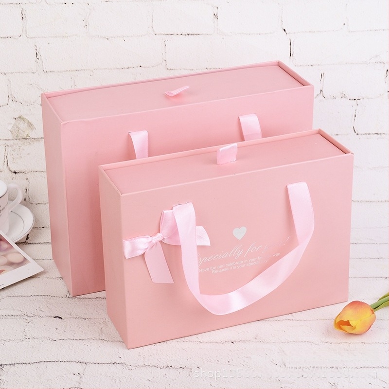 Cutie cadou cu sertar gradient – Cutie din carton pentru cadouri, Mărimi S/M/L