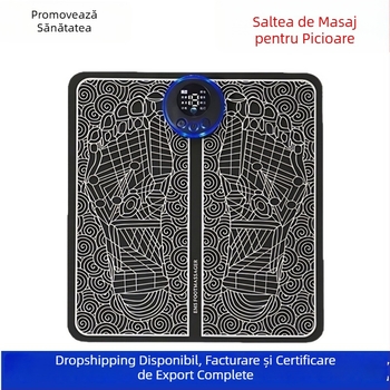 Masajer EMS inteligent pentru talpă, cu microcurent, portabil și reîncărcabil