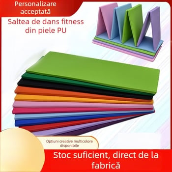 Covoraș de gimnastică pentru copii, pentru dans și yoga – gros, antiderapant, PU, 120×60×3 cm