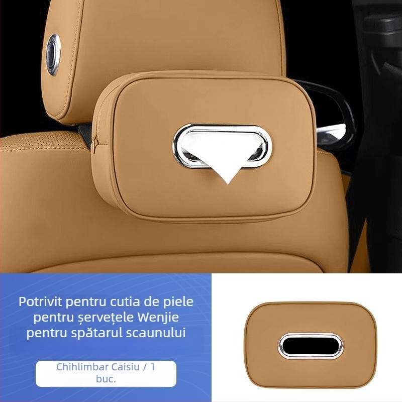 Suport pentru șervețele auto, pentru agățat de parasolar, cutie de hârtie, compatibil cu 26 modele M7 Wenjie M9/M8