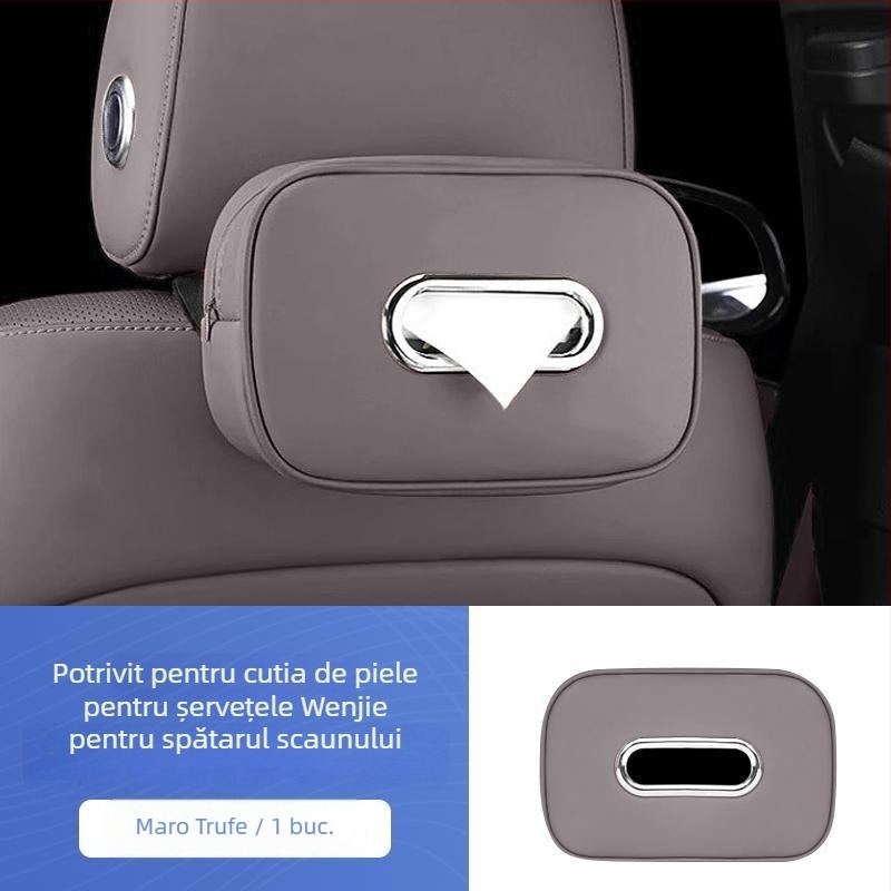 Suport pentru șervețele auto, pentru agățat de parasolar, cutie de hârtie, compatibil cu 26 modele M7 Wenjie M9/M8