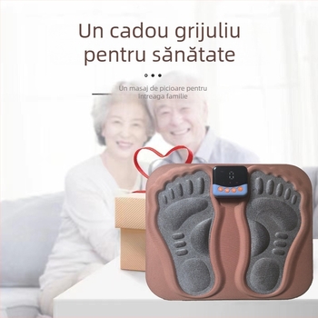 Dispozitiv de masaj pentru picioare, încălzit prin EMS, masaj la puncte de acupresiune și pernă pentru picior, pentru frumusețea picioarelor
