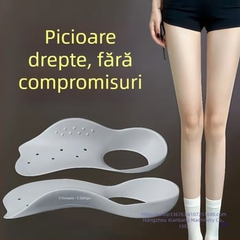 Tălpi ortopedice pentru corecția platului cu suport pentru arcul piciorului – pentru bărbați și femei