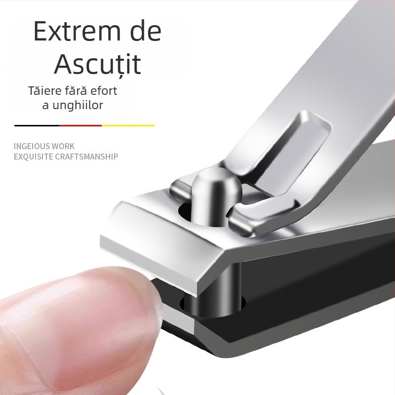 Paie Baiyi Clește de unghii cu gură plată, mare, ascuțit pentru unghii groase și dure, unelte de pedicură