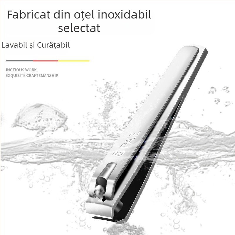 Paie Baiyi Clește de unghii cu gură plată, mare, ascuțit pentru unghii groase și dure, unelte de pedicură