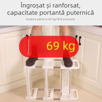 H4T Raft de bucătărie pentru depozitare și uscare a vaselor, dulap pentru farfurii și bețișoare, organizator pentru farfurii și bețișoare, dimensiune mică