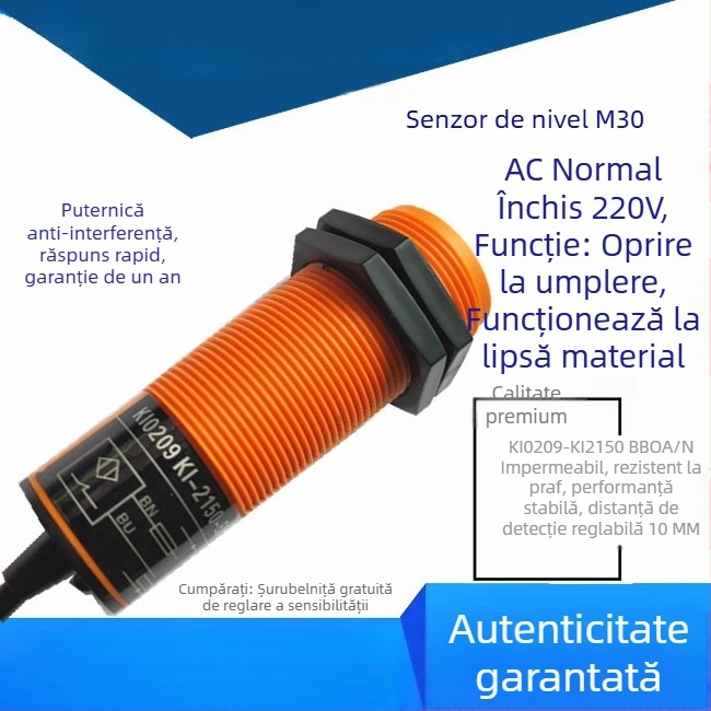 M30 linie de alimentare cu șurub pentru creștere — senzor-probă și întrerupător, K10209-KI2150 – senzor special pentru linia de hrănire a turmei mari