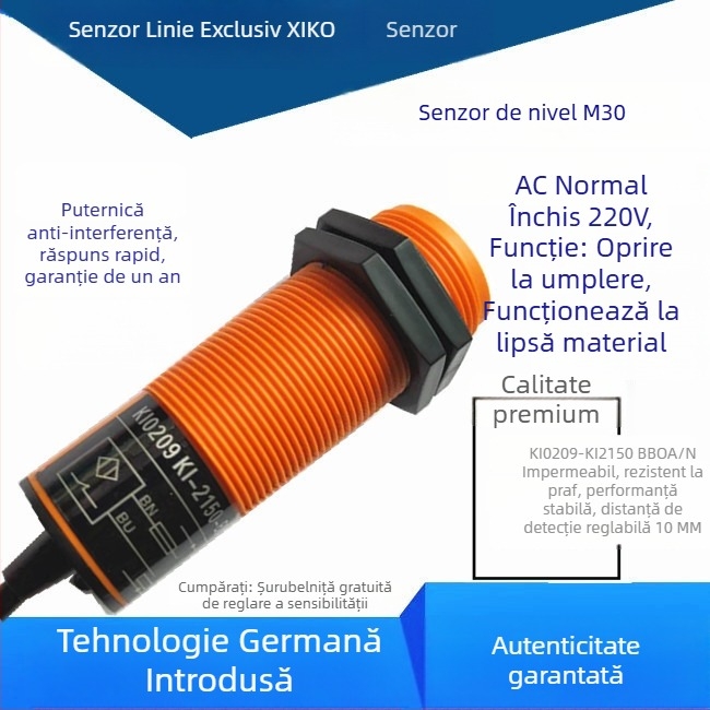 M30 linie de alimentare cu șurub pentru creștere — senzor-probă și întrerupător, K10209-KI2150 – senzor special pentru linia de hrănire a turmei mari