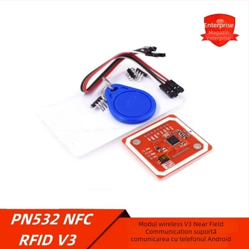 Cititor de carduri PN532 NFC RFID, modul senzor V3 — NFC, Compatibil cu Android