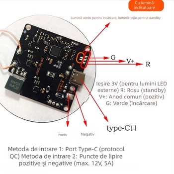Modul de încărcare wireless 15W cu spațiu aer 15 mm pentru telefoane mobile, PCBA cu bobină mare