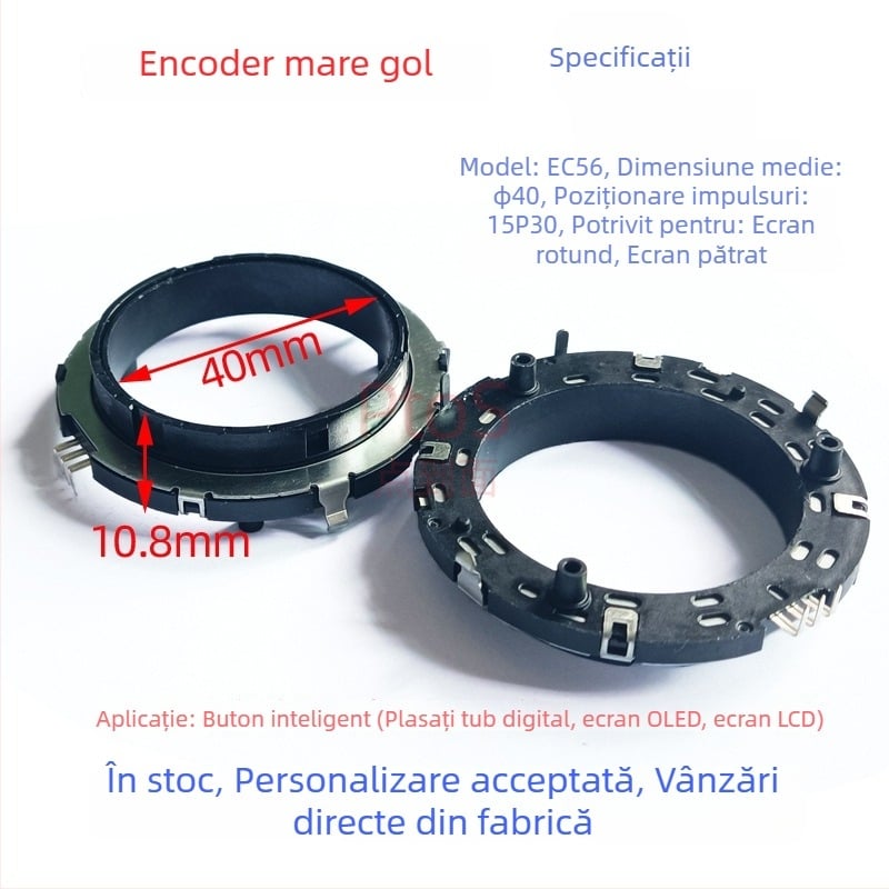 EC56EC43 Encoder rotativ mare, cavitate, cu afișaj LCD în centru